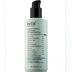 New belif Problem solution moisturizer size 4.22 fl. oz.